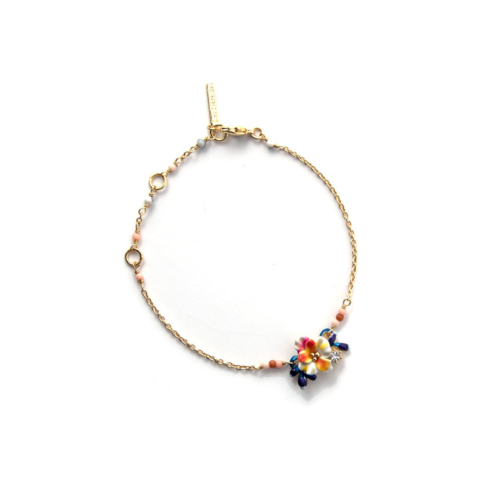 Les Nereides White Flower And Blue Buds Bracelet | Accessories | Bracelet | Braceletes | Fashion Jewellery | Ladies bracelet | Our Exclusives | Women | Womens Les Nereides White Flower And Blue Buds Bracelet | Accessories | Bracelet | Braceletes | Fashion Jewellery | Ladies bracelet | Our Exclusives | Women | Womens