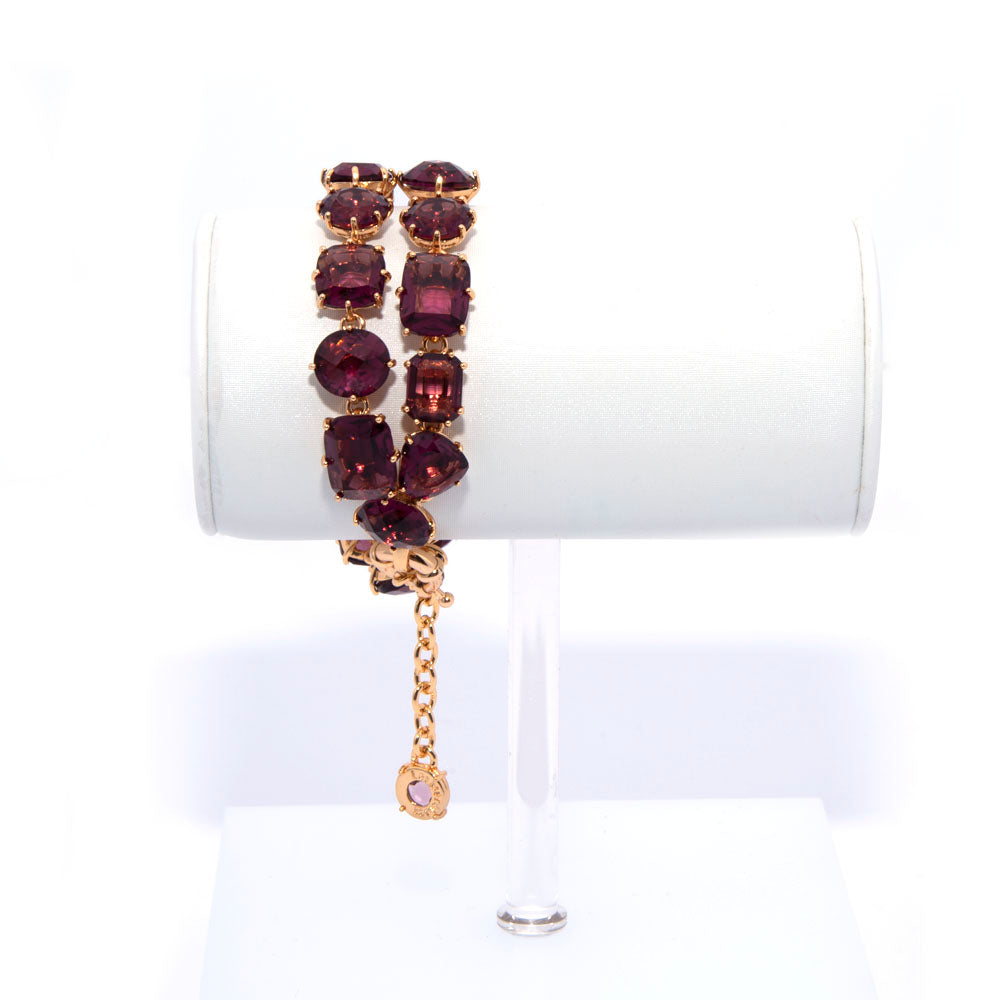 Les Nereides Plum Two-Rows De Luxe Bracelet | Accessories | Bracelet | Braceletes | Fashion Jewellery | Ladies bracelet | Our Exclusives | Women | Womens Les Nereides Plum Two-Rows De Luxe Bracelet | Accessories | Bracelet | Braceletes | Fashion Jewellery | Ladies bracelet | Our Exclusives | Women | Womens