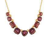Les Nereides 9 Plum Stones Necklace - Blue Salon
