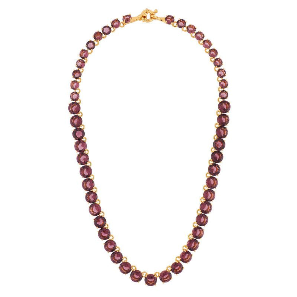 Les Nereides De Luxe Choker With Round Plum Stones | Accessories | Fashion Jewellery | Necklace | Our Exclusives | Women | Women Necklaces | Womens Les Nereides De Luxe Choker With Round Plum Stones | Accessories | Fashion Jewellery | Necklace | Our Exclusives | Women | Women Necklaces | Womens
