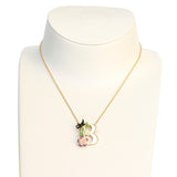 Les Nereides Collier Alphabet Fleuri Letter Necklace B