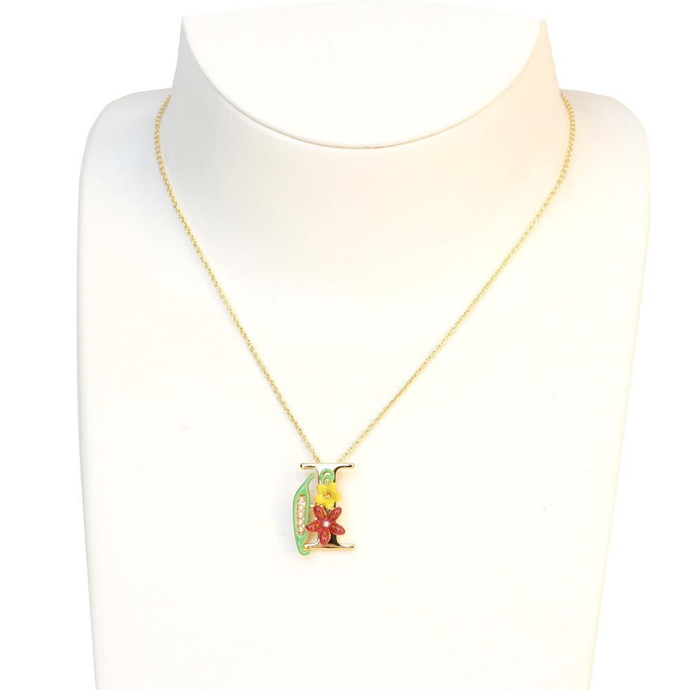 Les Nereides Collier Alphabet Fleuri Letter Necklace I | Accessories | departure-to-desk | Fashion Jewellery | Necklace | Our Exclusives | Women | Women Necklaces | Womens Les Nereides Collier Alphabet Fleuri Letter Necklace I | Accessories | departure-to-desk | Fashion Jewellery | Necklace | Our Exclusives | Women | Women Necklaces | Womens