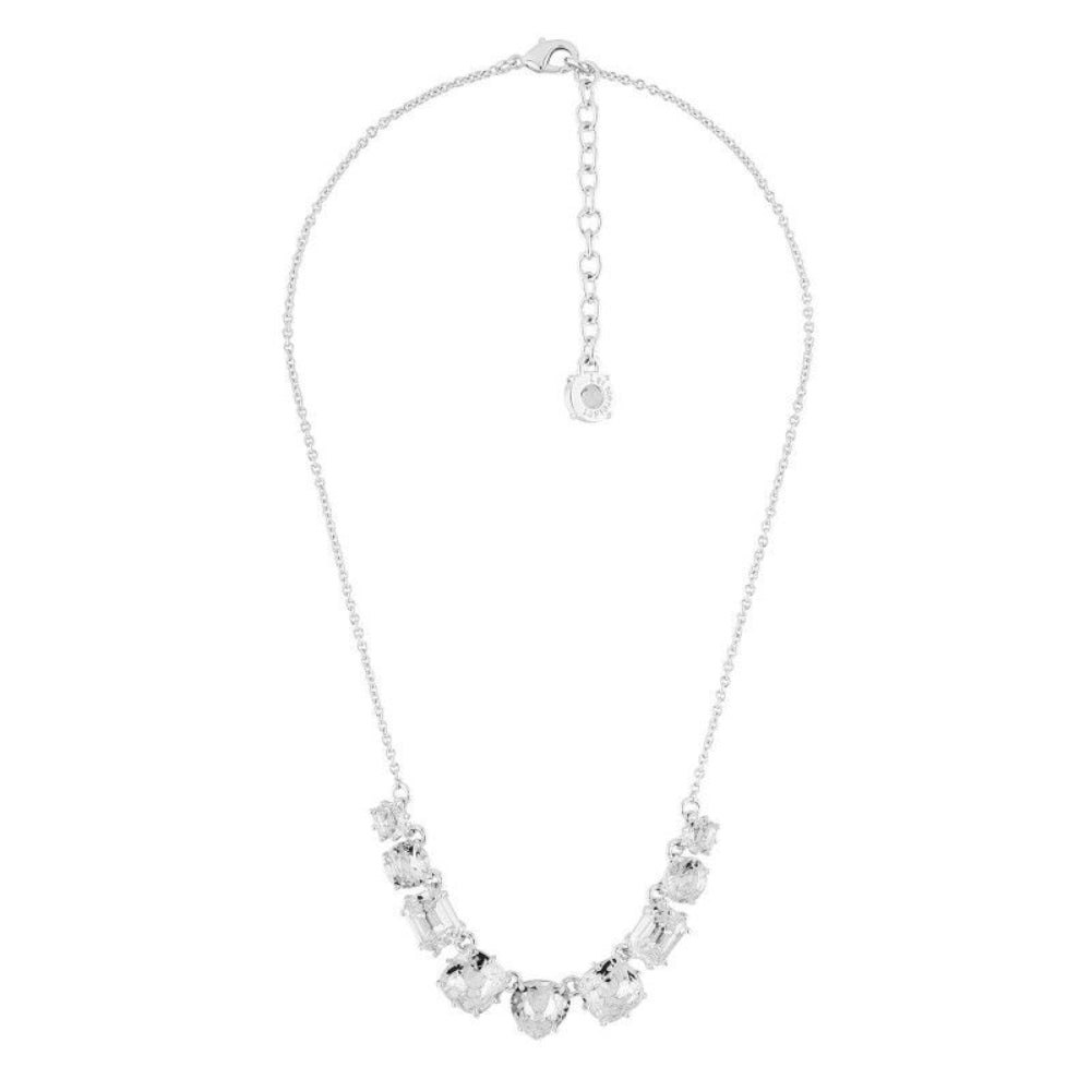Les Nereides 9 Silver Crystal Stones Necklace | Accessories | Fashion Jewellery | Necklace | Our Exclusives | Women | Women Necklaces | Womens