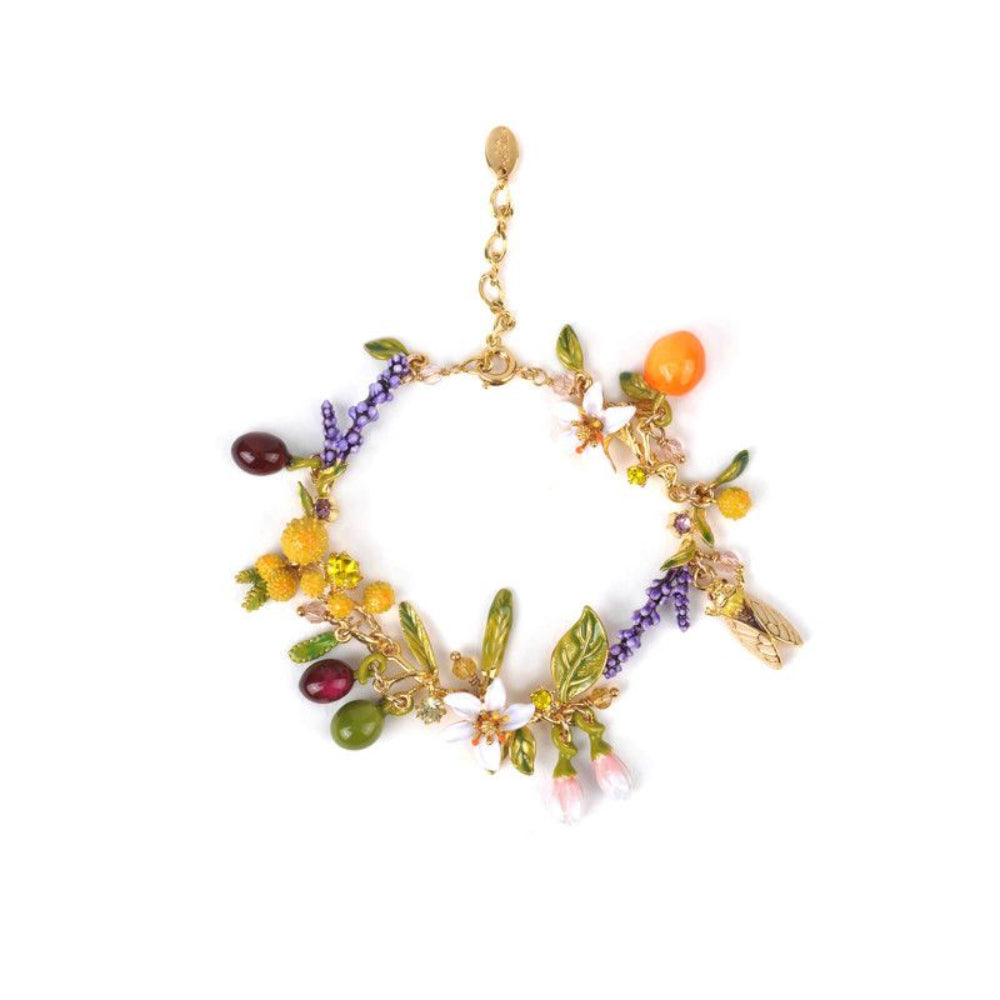 Les Nereides Mutli Element Of The Provence Garden Thin Bracelet