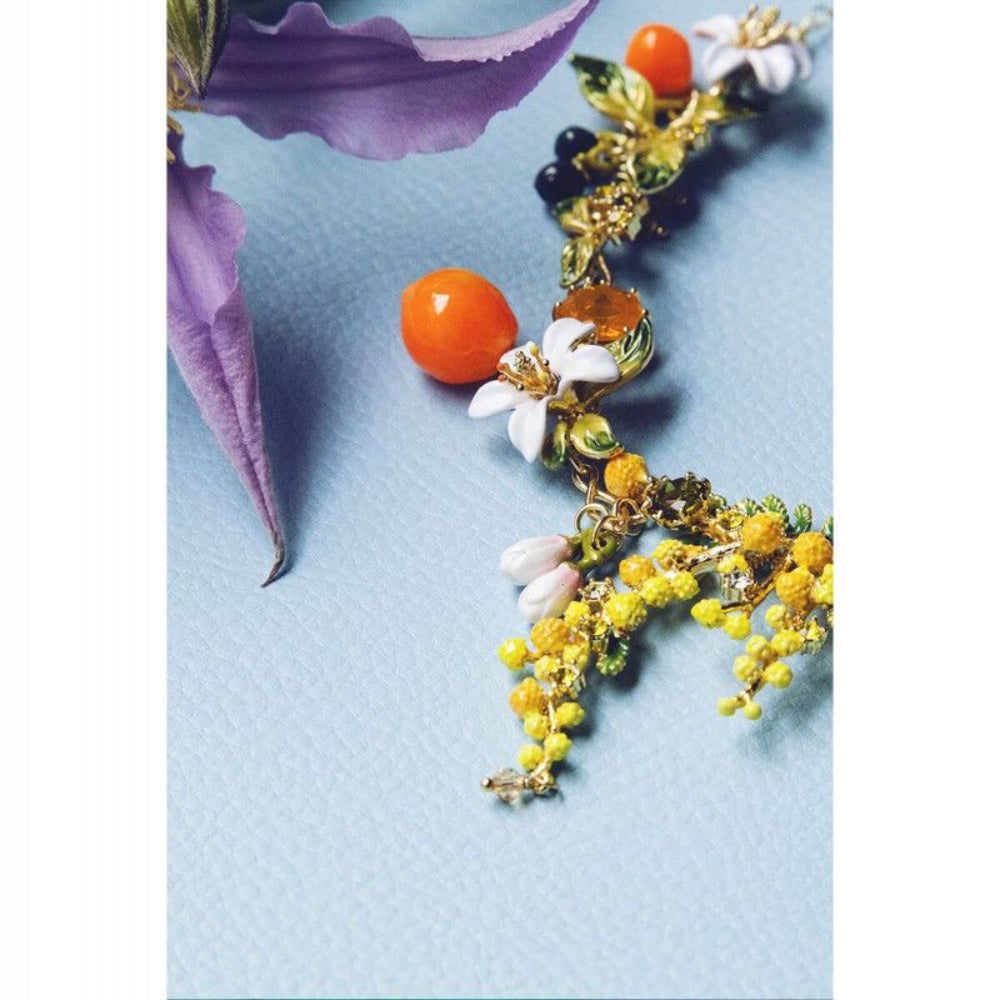 Les Nereides Multi Element Of The Provence Garden Collar Necklace