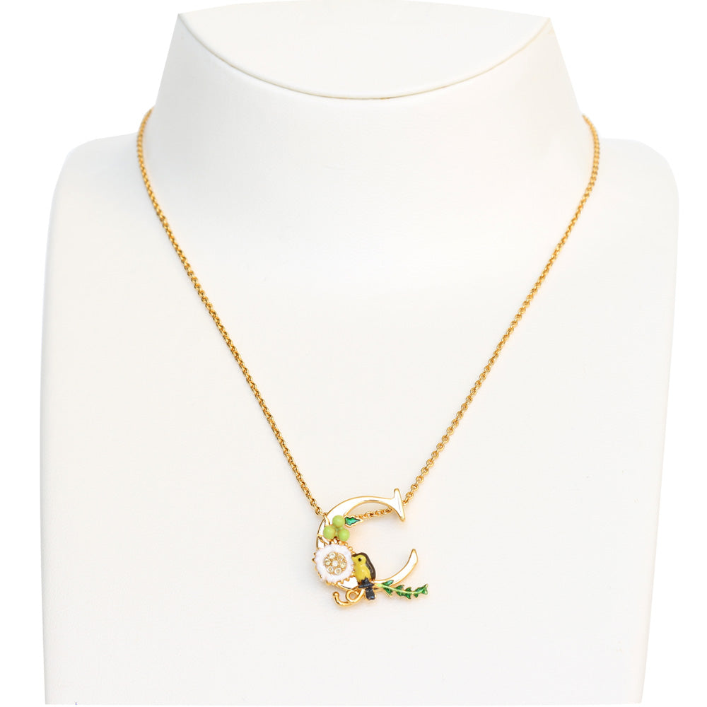 Les Nereides Collier Alphabet Fleuri Letter Necklace C | Accessories | Fashion Jewellery | Necklace | Our Exclusives | Women | Women Necklaces | Womens Les Nereides Collier Alphabet Fleuri Letter Necklace C | Accessories | Fashion Jewellery | Necklace | Our Exclusives | Women | Women Necklaces | Womens