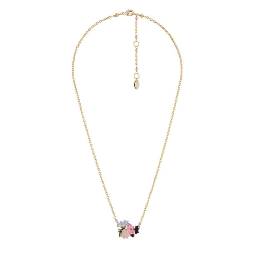 Les Nereides Necklace With Faceted Glass And Small Flowers | Accessories | Fashion Jewellery | Necklace | Our Exclusives | Women | Women Necklaces | Womens Les Nereides Necklace With Faceted Glass And Small Flowers | Accessories | Fashion Jewellery | Necklace | Our Exclusives | Women | Women Necklaces | Womens