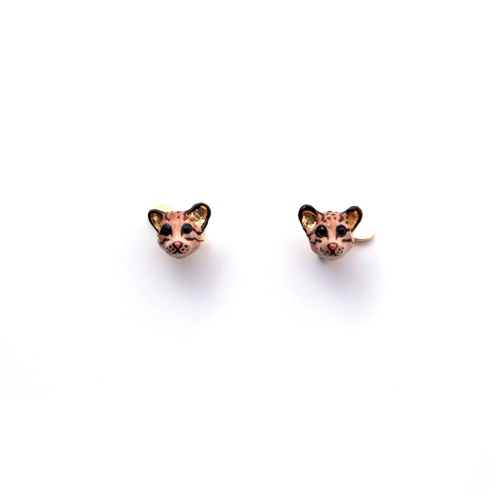 Les Nereides Wild Ocelot Stud Earrings | Accessories | Earrings | Fashion Jewellery | Our Exclusives | Women | Women Earrings | Womens Les Nereides Wild Ocelot Stud Earrings | Accessories | Earrings | Fashion Jewellery | Our Exclusives | Women | Women Earrings | Womens