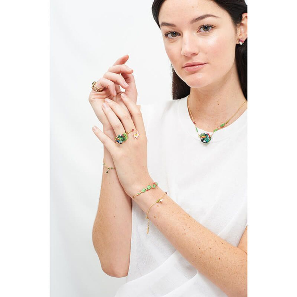 Les Nereides Tropical Flower And Crysal Beads Charms Bracelet | Accessories | Bracelet | Braceletes | Fashion Jewellery | Ladies bracelet | Our Exclusives | Women | Womens Les Nereides Tropical Flower And Crysal Beads Charms Bracelet | Accessories | Bracelet | Braceletes | Fashion Jewellery | Ladies bracelet | Our Exclusives | Women | Womens