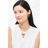Les Nereides,Pink Bananas Thin Necklace,One Size
