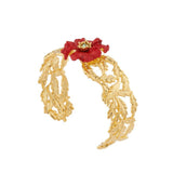Les Nereides Poppy Cuff Bracelet Size L