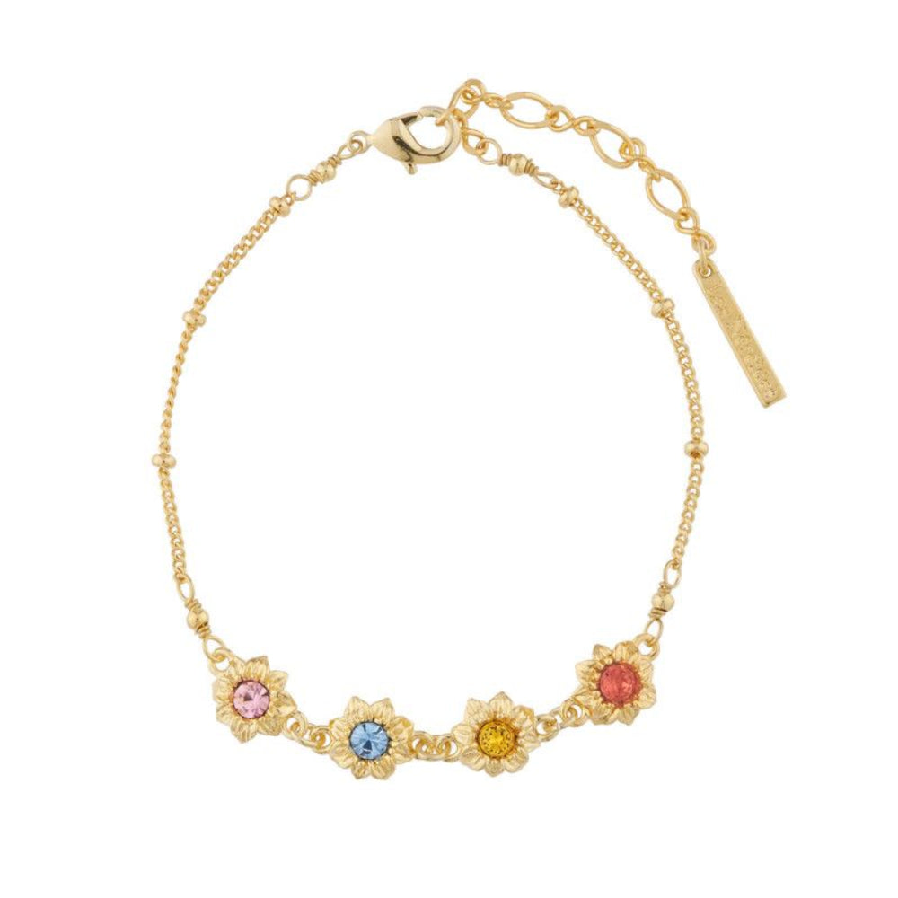 Les Nereides Flowers And Multicolor Stones Thin Bracelet | Accessories | Bracelet | Braceletes | Fashion Jewellery | Ladies bracelet | Our Exclusives | Women | Womens Les Nereides Flowers And Multicolor Stones Thin Bracelet | Accessories | Bracelet | Braceletes | Fashion Jewellery | Ladies bracelet | Our Exclusives | Women | Womens