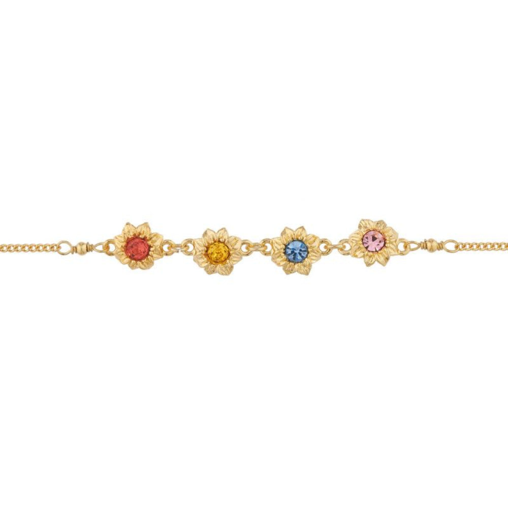 Les Nereides Flowers And Multicolor Stones Thin Bracelet | Accessories | Bracelet | Braceletes | Fashion Jewellery | Ladies bracelet | Our Exclusives | Women | Womens Les Nereides Flowers And Multicolor Stones Thin Bracelet | Accessories | Bracelet | Braceletes | Fashion Jewellery | Ladies bracelet | Our Exclusives | Women | Womens