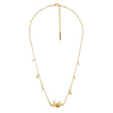Les Nereides,Buttercup And Ears Of Wheat Necklace,One Size