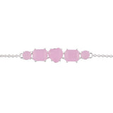Les Nereides,5 Pink Stones La Diamantine Thin Bracelet,One Size