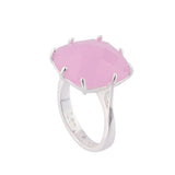 Les Nereides Pink Square Stone La Diamantine Ring