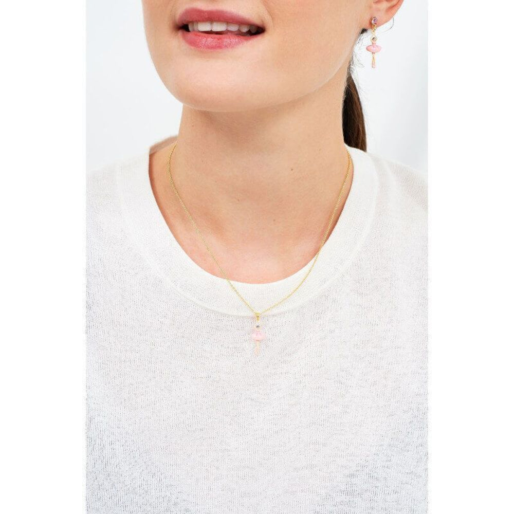 Les Nereides Clip-On Earrings With Mini Ballerina In A Pink Tutu | Accessories | Earrings | Fashion Jewellery | Our Exclusives | Women | Women Earrings | Womens Les Nereides Clip-On Earrings With Mini Ballerina In A Pink Tutu | Accessories | Earrings | Fashion Jewellery | Our Exclusives | Women | Women Earrings | Womens