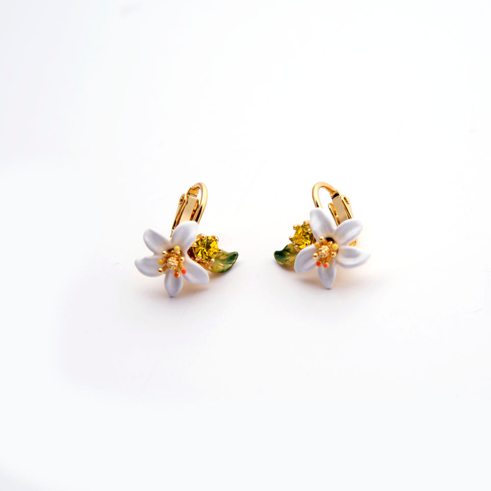 Les Nereides Orange Blossom Clip-On Earrings | Accessories | Earrings | Fashion Jewellery | Our Exclusives | Women | Women Earrings | Womens Les Nereides Orange Blossom Clip-On Earrings | Accessories | Earrings | Fashion Jewellery | Our Exclusives | Women | Women Earrings | Womens