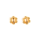 Les Nereides 6 Stone Clip Round Earrings