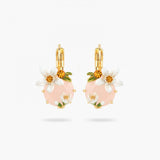 LES NEREIDES Orange Blossom And Honey Crystal Sleeper Earrings