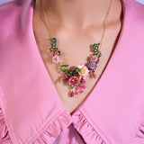 LES NEREIDES Interstellar Bouquet Statement Necklace
