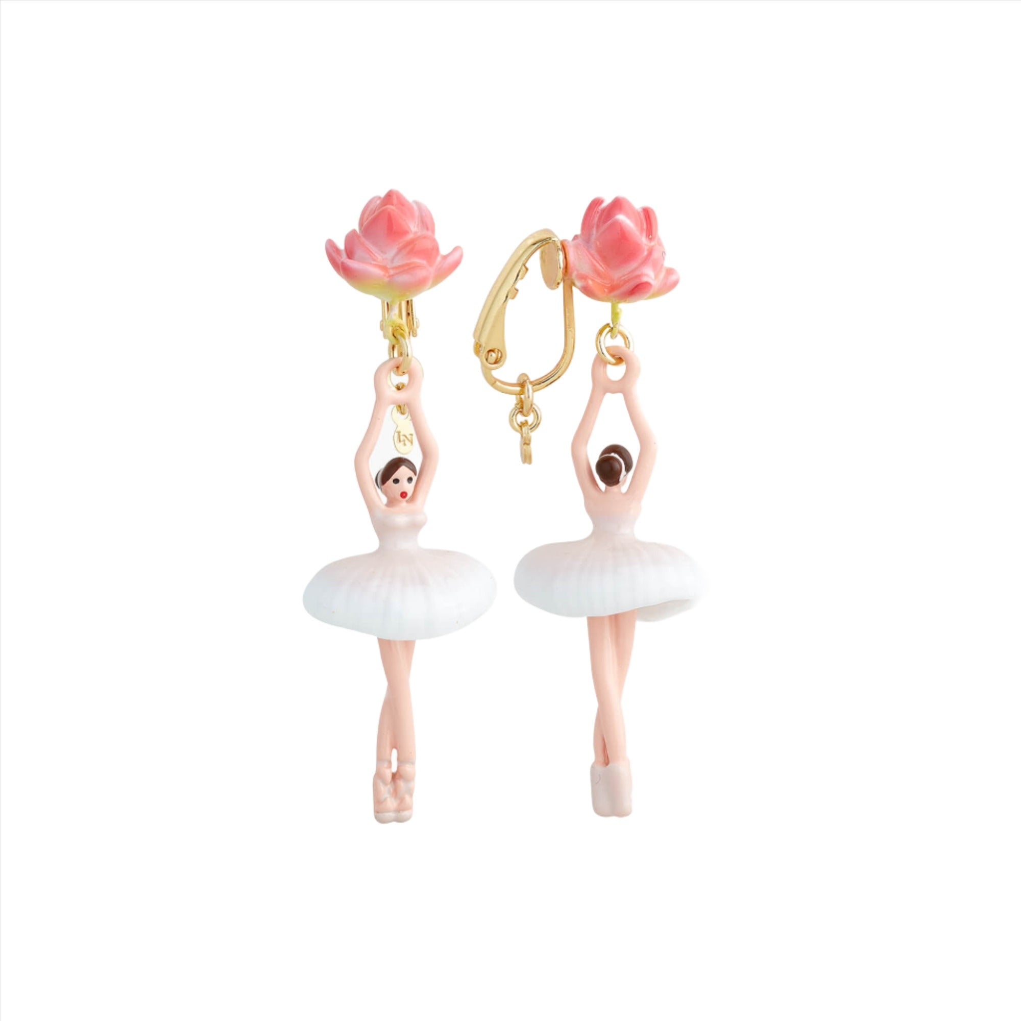 Les Nereides Lotus Flower Ballerina Earrings | Accessories | Earring | Earrings | Fashion Accessories & Jewrllery | Fashion Jewellery | Spring Festival | Women | Women Earrings | Womens Les Nereides Lotus Flower Ballerina Earrings | Accessories | Earring | Earrings | Fashion Accessories & Jewrllery | Fashion Jewellery | Spring Festival | Women | Women Earrings | Womens