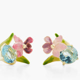 Les Nereides Dazzling Discretion Emerald-Cut Asymmetrical Earrings