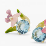 Les Nereides Dazzling Discretion Emerald-Cut Asymmetrical Earrings