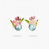 Les Nereides Dazzling Discretion Emerald-Cut Asymmetrical Earrings