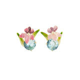 Les Nereides Dazzling Discretion Emerald-Cut Asymmetrical Earrings