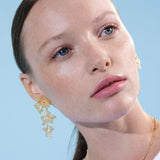 Les Nereides Gold Thread Earrings