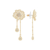 Les Nereides Gold Thread Two-In-One Earrings