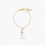 Les Nereides Lilac And White Mini Ballerina Fine Bracelet