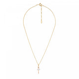 Les Nereides Lilac And White Mini Ballerina Pendant Necklace