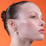 Les Nereides Lily Of The Valley Sprig Clip-On Earrings