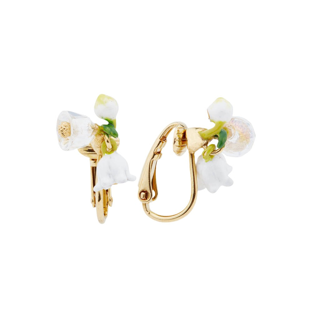 Les Nereides Lily Of The Valley Sprig Clip-On Earrings | Accessories | Earrings | Fashion Jewellery | Our Exclusives | Spring Festival | Women | Women Earrings | Womens Les Nereides Lily Of The Valley Sprig Clip-On Earrings | Accessories | Earrings | Fashion Jewellery | Our Exclusives | Spring Festival | Women | Women Earrings | Womens
