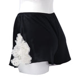 Lala Rose Nightwear Cannois Short Black/White Small