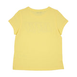 Lanvin Kids Logo Print Yellow T-Shirt SS22