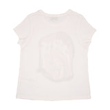 Lanvin Logo Print White T-Shirt For Kids SS22