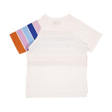 Lanvin Kids Striped White T-Shirt SS22