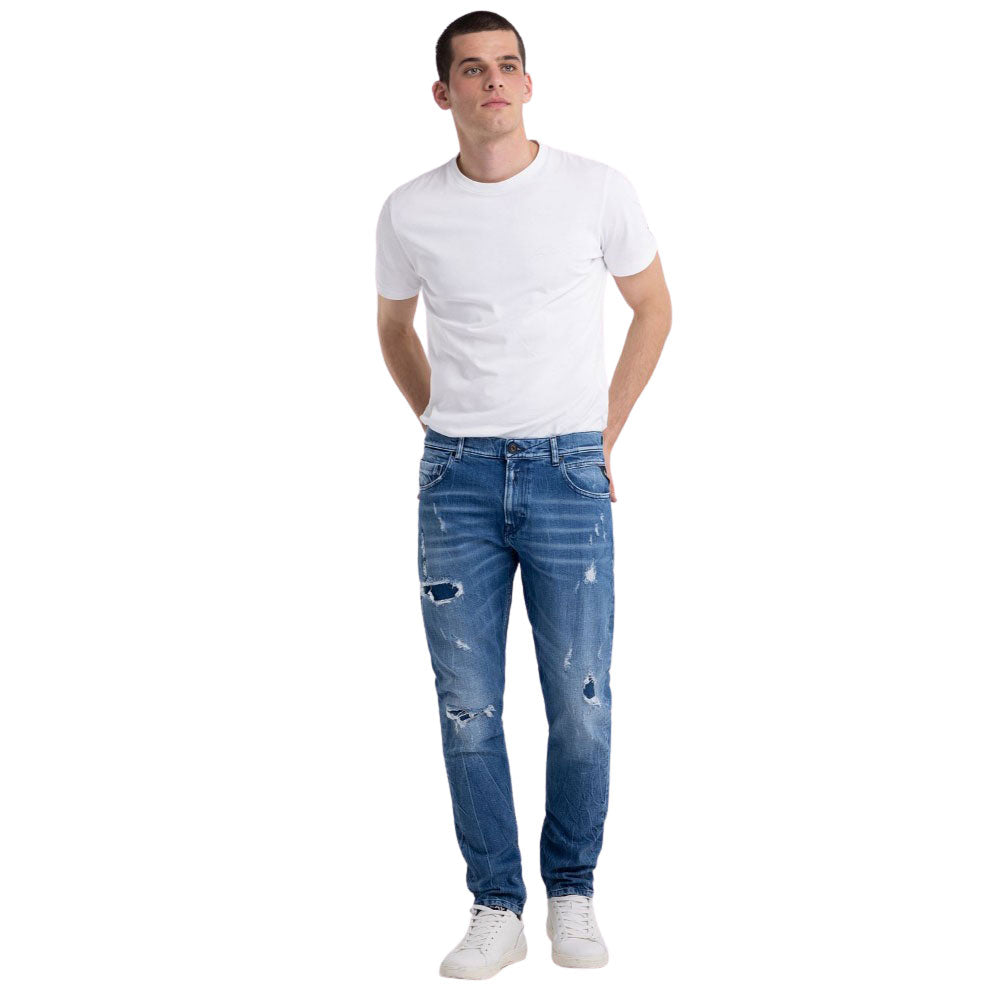 Replay Men's Slim Tapered fit Mickym Jeans