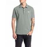 Replay Men's Piqué polo T-shirt with print