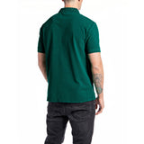 Replay Men's Piqué polo T-shirt with print