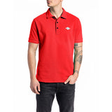Replay Men's Piqué polo T-shirt with print