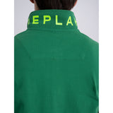 Replay Men's Piqué polo T-shirt with print