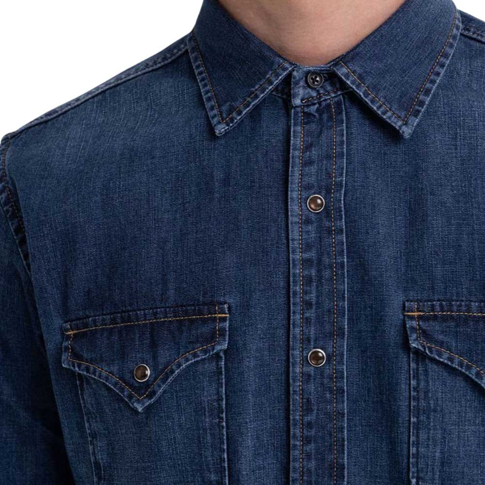 Replay Men's Denim Shirt With Pockets