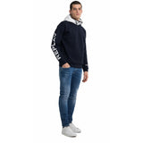 Replay Men's Technical Fleece Sweatshirt Blue