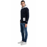 Replay Men's Technical Fleece Sweatshirt Blue
