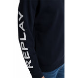 Replay Men's Technical Fleece Sweatshirt Blue