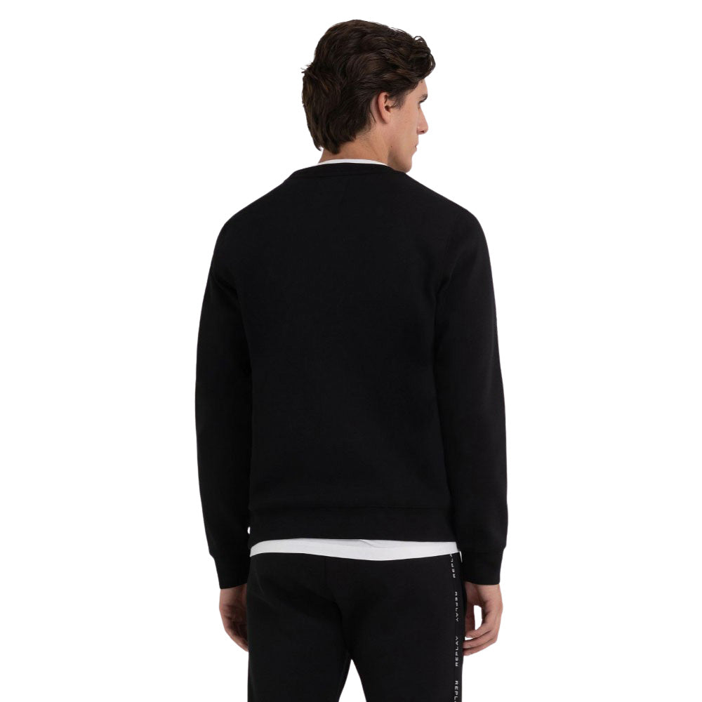 Crewneck Sweatshirt in Cotton Piqué